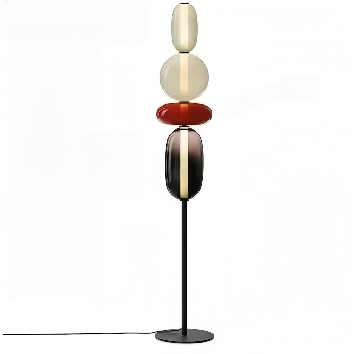 Lampe de table en verre fabriquée à la main – Un éclairage élégant et polyvalent pour tous les espaces