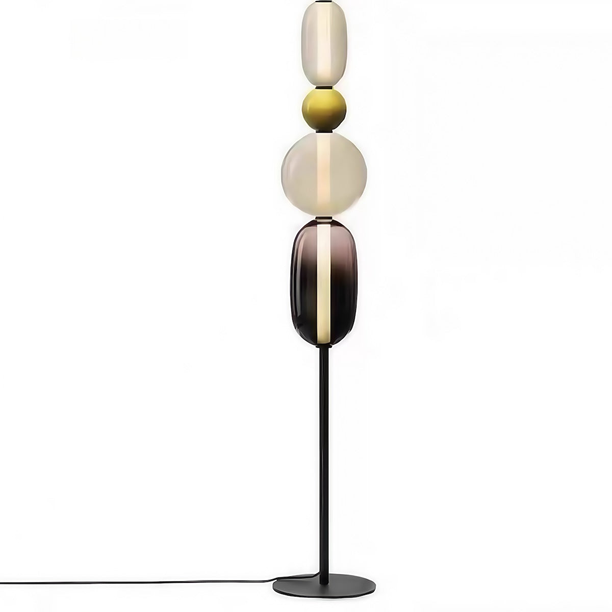 Lampe de table en verre fabriquée à la main – Un éclairage élégant et polyvalent pour tous les espaces