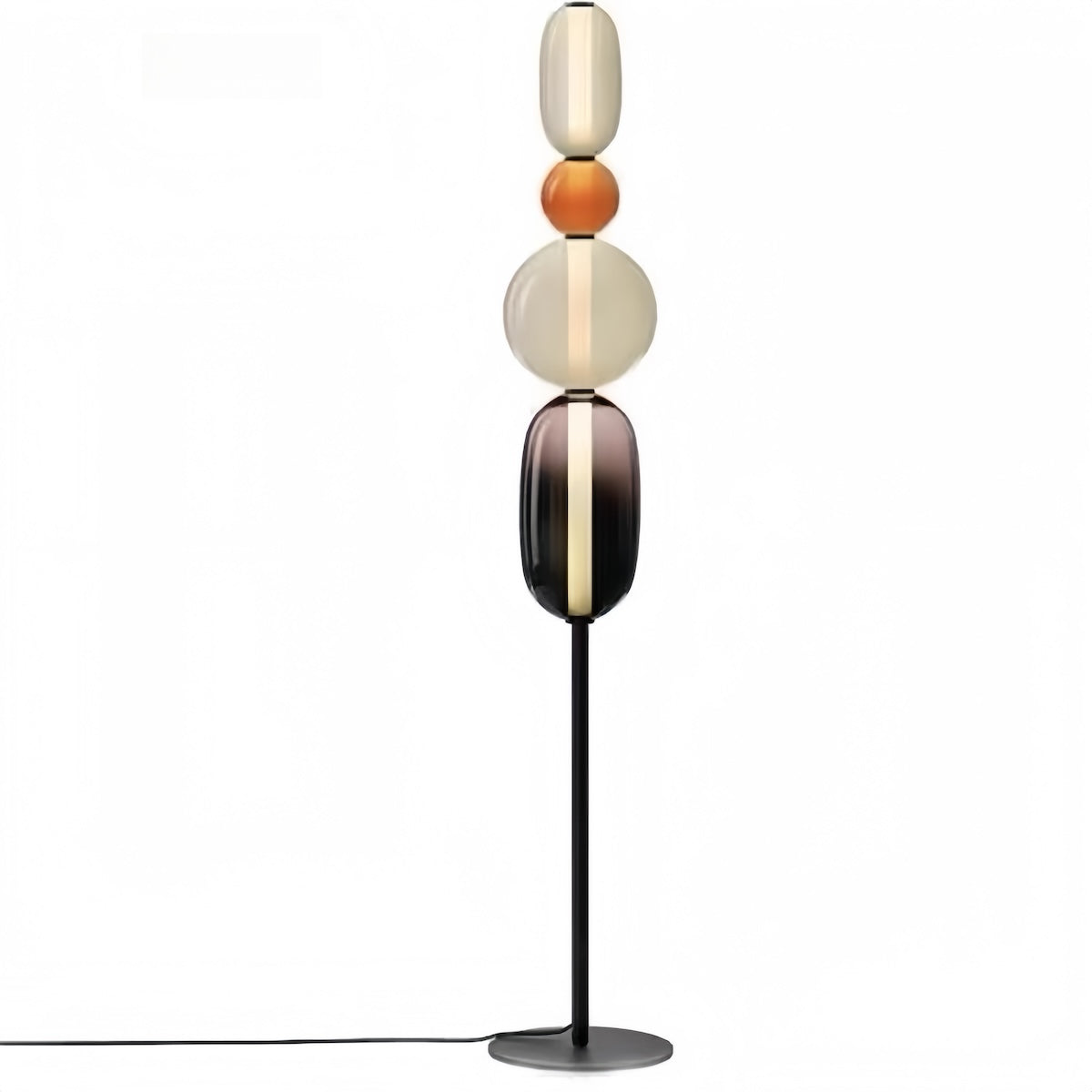 Lampe de table en verre fabriquée à la main – Un éclairage élégant et polyvalent pour tous les espaces