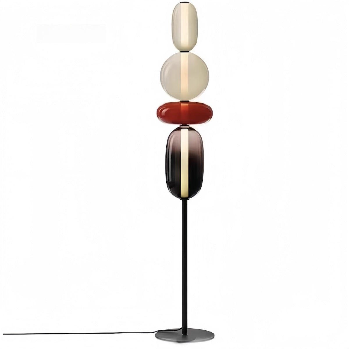Lampe de table en verre fabriquée à la main – Un éclairage élégant et polyvalent pour tous les espaces