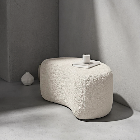Stylish Upholstered Ottoman & Pouf - sparkledecor.com