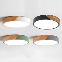 LED Macaroon Flush Mount Ceiling Light - Stylish & Modern
