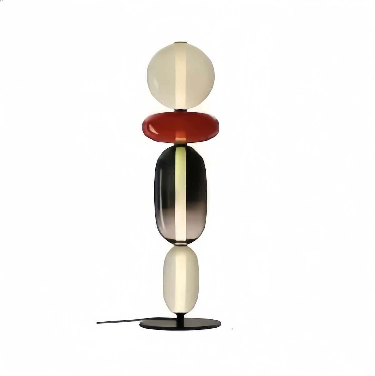 Lampe de table en verre fabriquée à la main – Un éclairage élégant et polyvalent pour tous les espaces