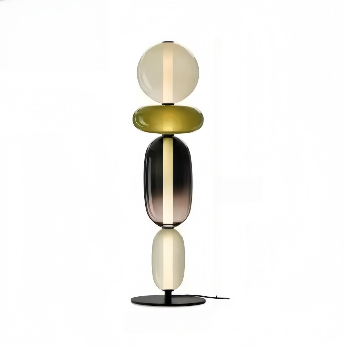 Lampe de table en verre fabriquée à la main – Un éclairage élégant et polyvalent pour tous les espaces