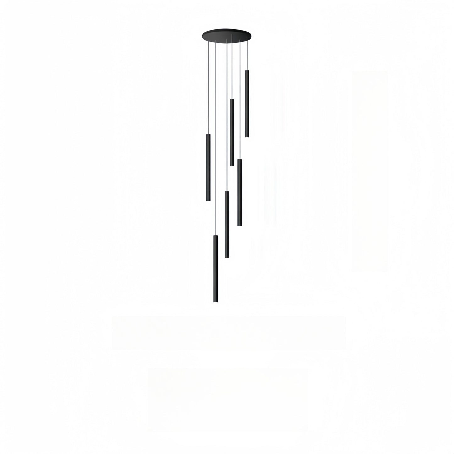 6 heads Foyer Chandelier - sparkledecor.com