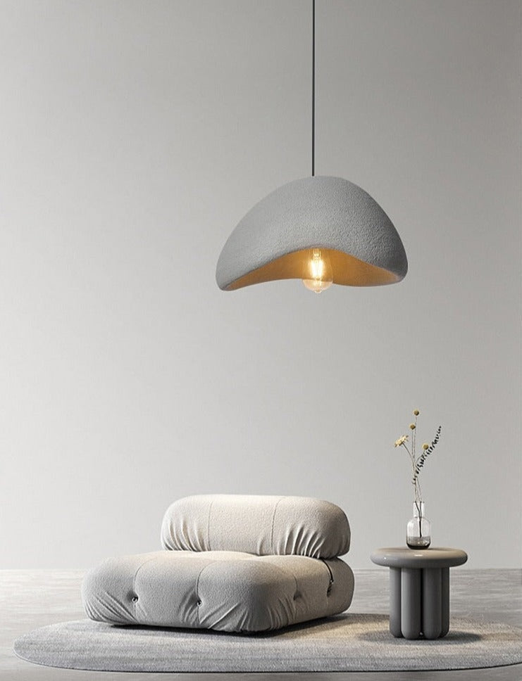 Wabi Sabi Pendant Light - Japanese Zen Stone Chandelier - sparkledecor.com