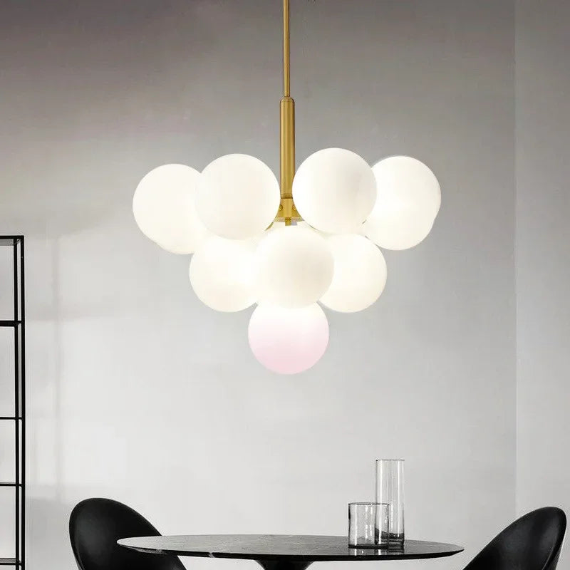 Cluster Pendant Light | Moonlit Halo Cluster Pendant - sparkledecor.com