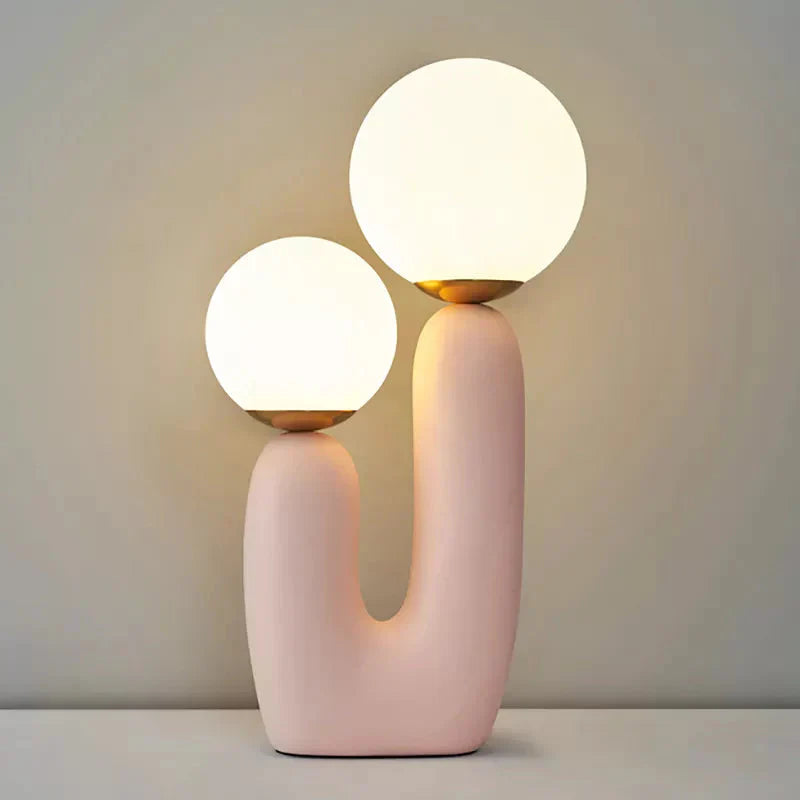 Tall Table Lamp | Minimalist Art Resin Table Lamp Design - sparkledecor.com