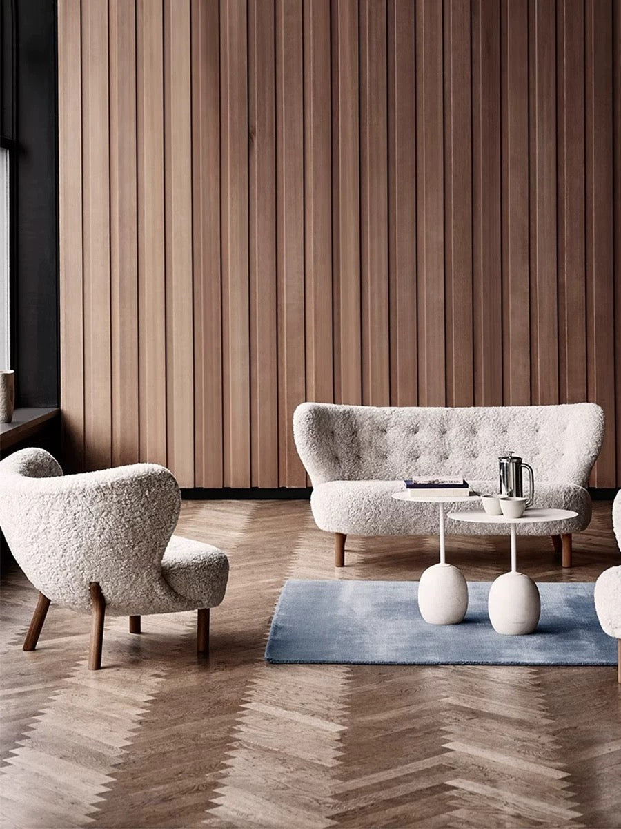 Little Petra Lounge Chair and Ottoman - Timeless Danish Design Replica
