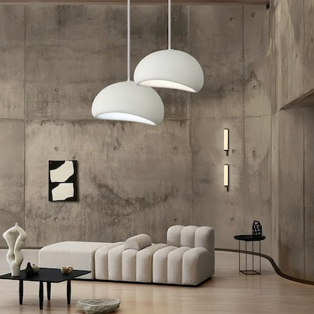 Wabi Sabi Pendant Light - Japanese Zen Stone Chandelier - sparkledecor.com
