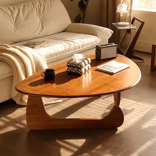Elegant Dark Wood Coffee Table – Stylish & Durable Design - sparkledecor.com