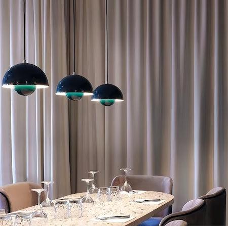 Kitchen Island Pendant Lighting | Danish Mushroom Style - sparkledecor.com