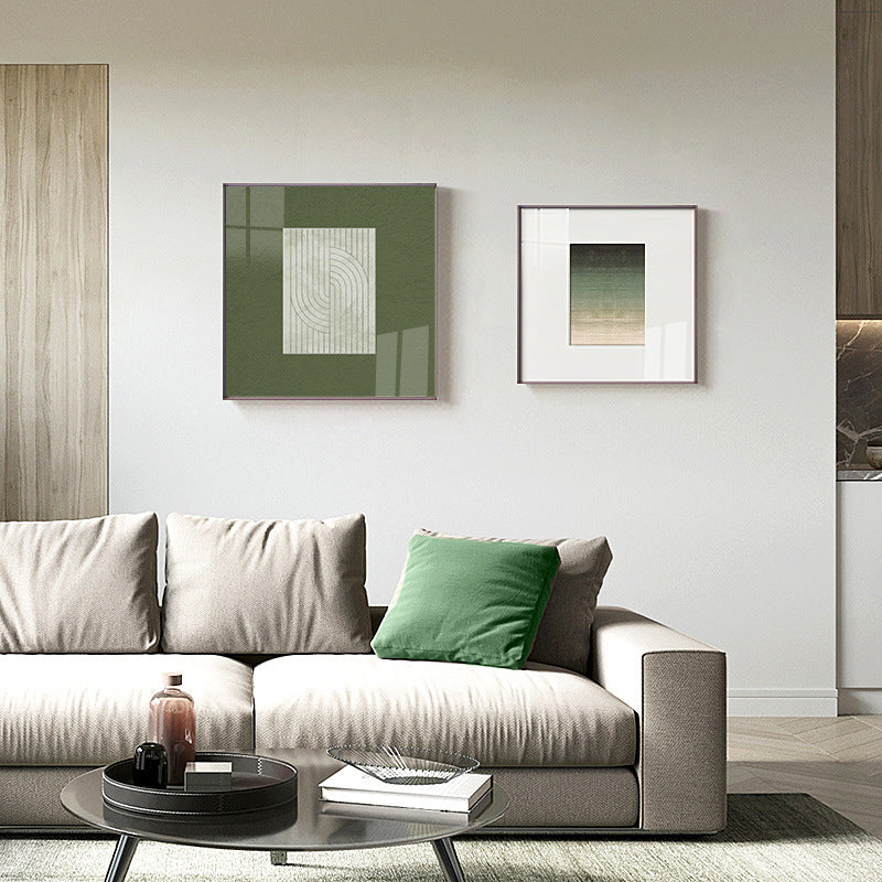 Abstract Green Painting