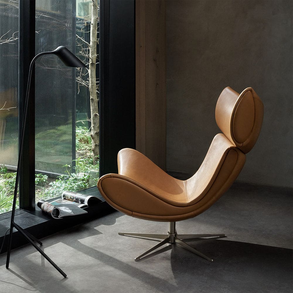 Imola Lounge Chair with Footstool - Timeless Danish Design