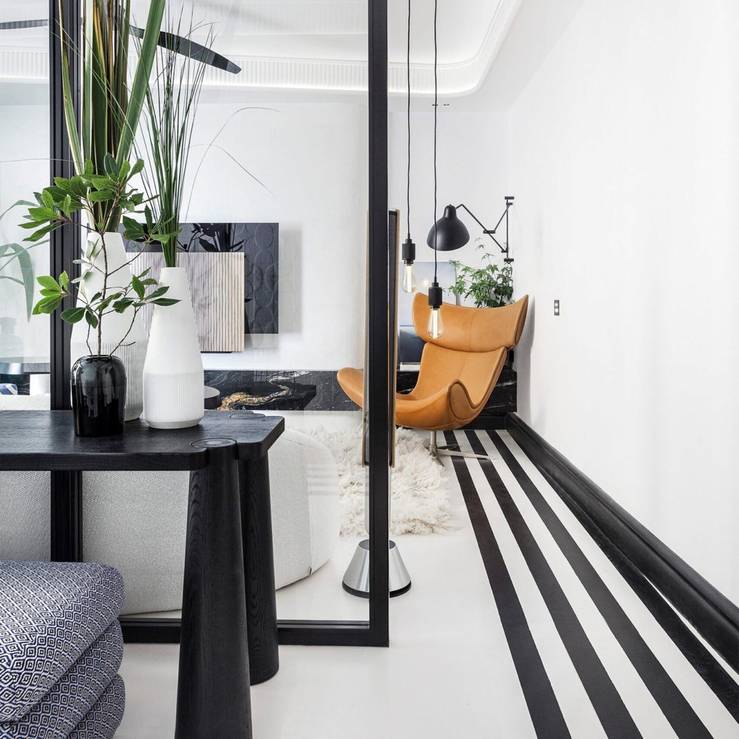 Imola Lounge Chair with Footstool - Timeless Danish Design