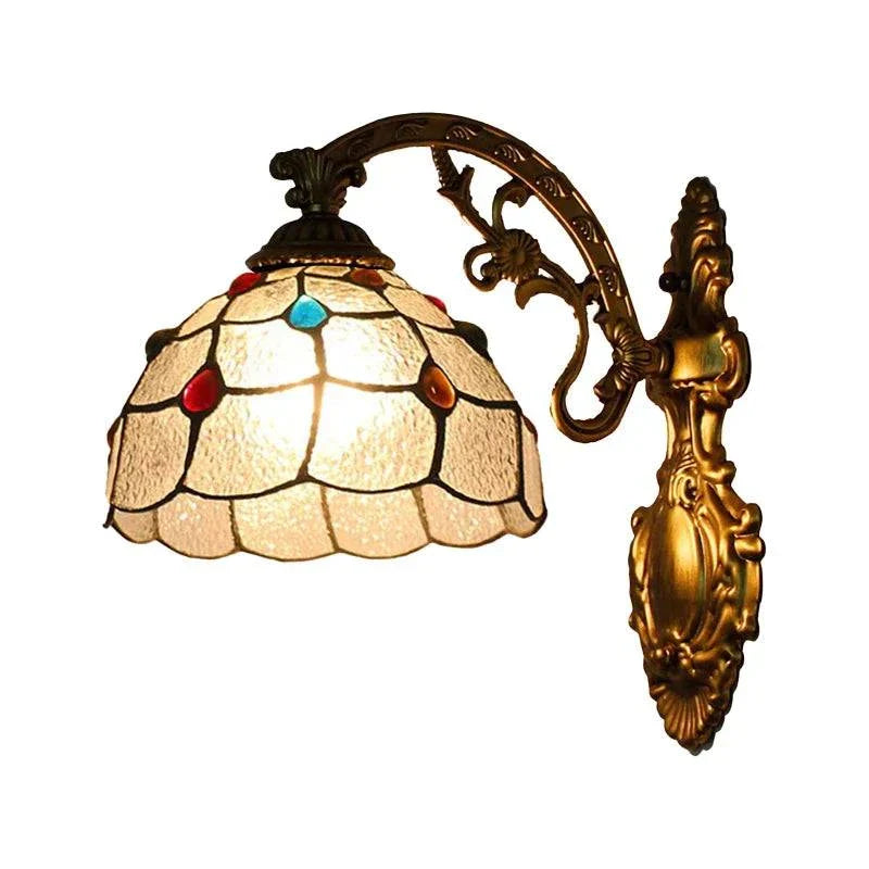 Stained Glass Wall Sconce - Add European Style to Any Room