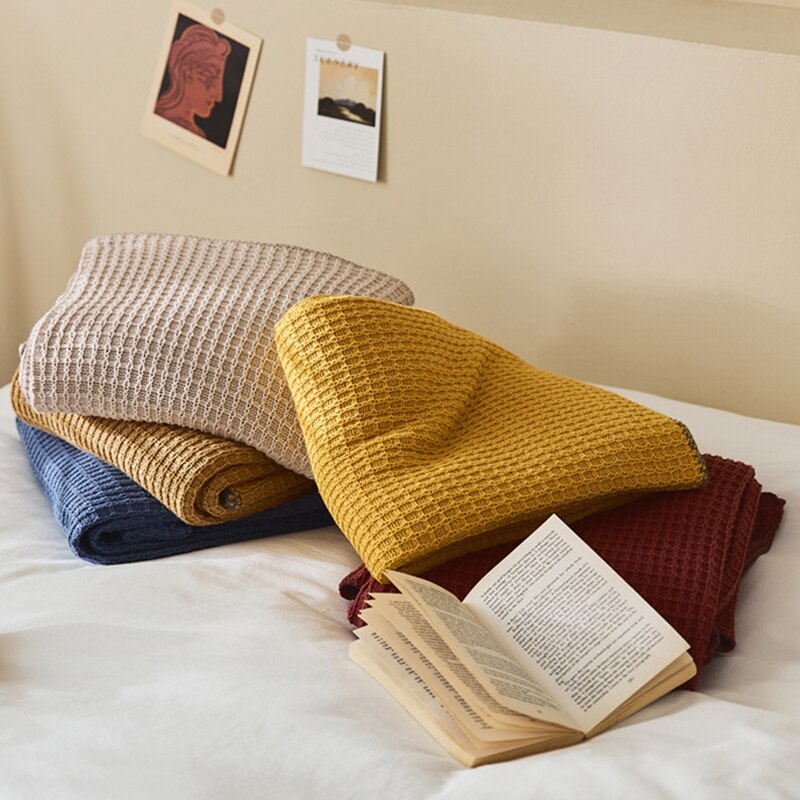 Cotton Waffle Blanket | Endless Warmth at Home