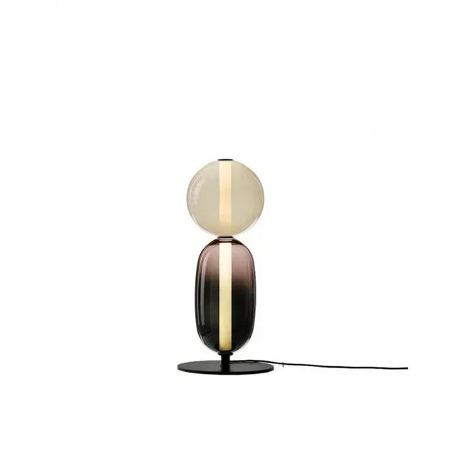 Lampe de table en verre fabriquée à la main – Un éclairage élégant et polyvalent pour tous les espaces