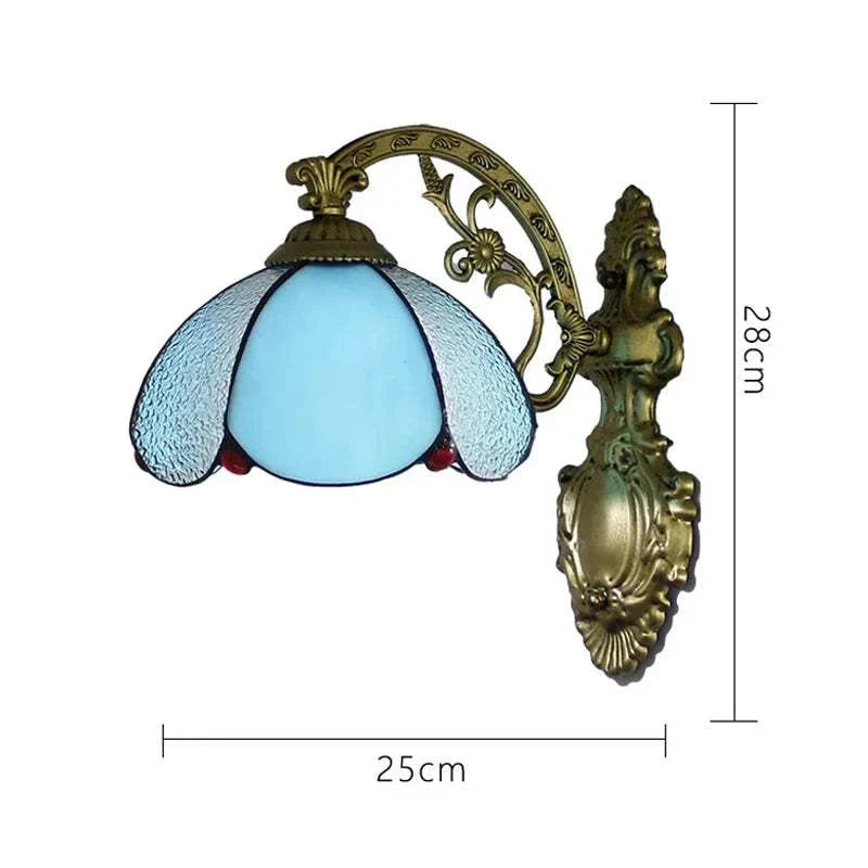 Stained Glass Wall Sconce - Add European Style to Any Room