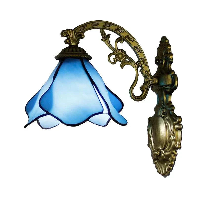 Stained Glass Wall Sconce - Add European Style to Any Room