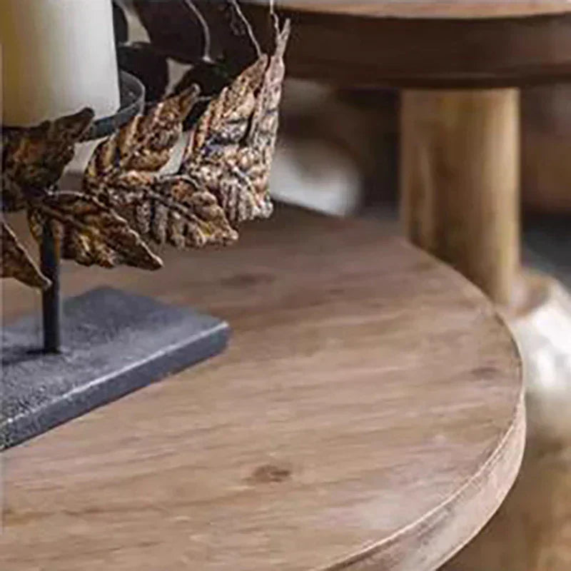 Retro Round Coffee Table | Vintage-Inspired Elegance for Modern Spaces - sparkledecor.com