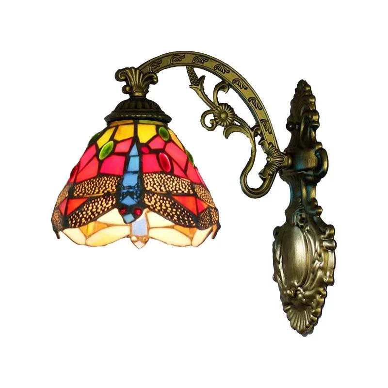 Stained Glass Wall Sconce - Add European Style to Any Room