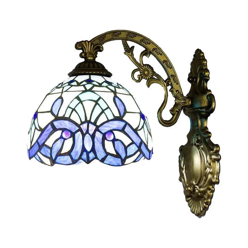 Stained Glass Wall Sconce - Add European Style to Any Room