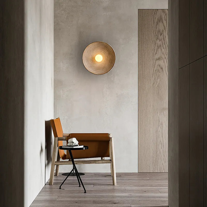 Wall Light Fixture | Rustic Wood Sconce for Elegant Spaces - sparkledecor.com