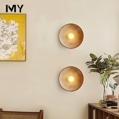 Wall Light Fixture | Rustic Wood Sconce for Elegant Spaces - sparkledecor.com