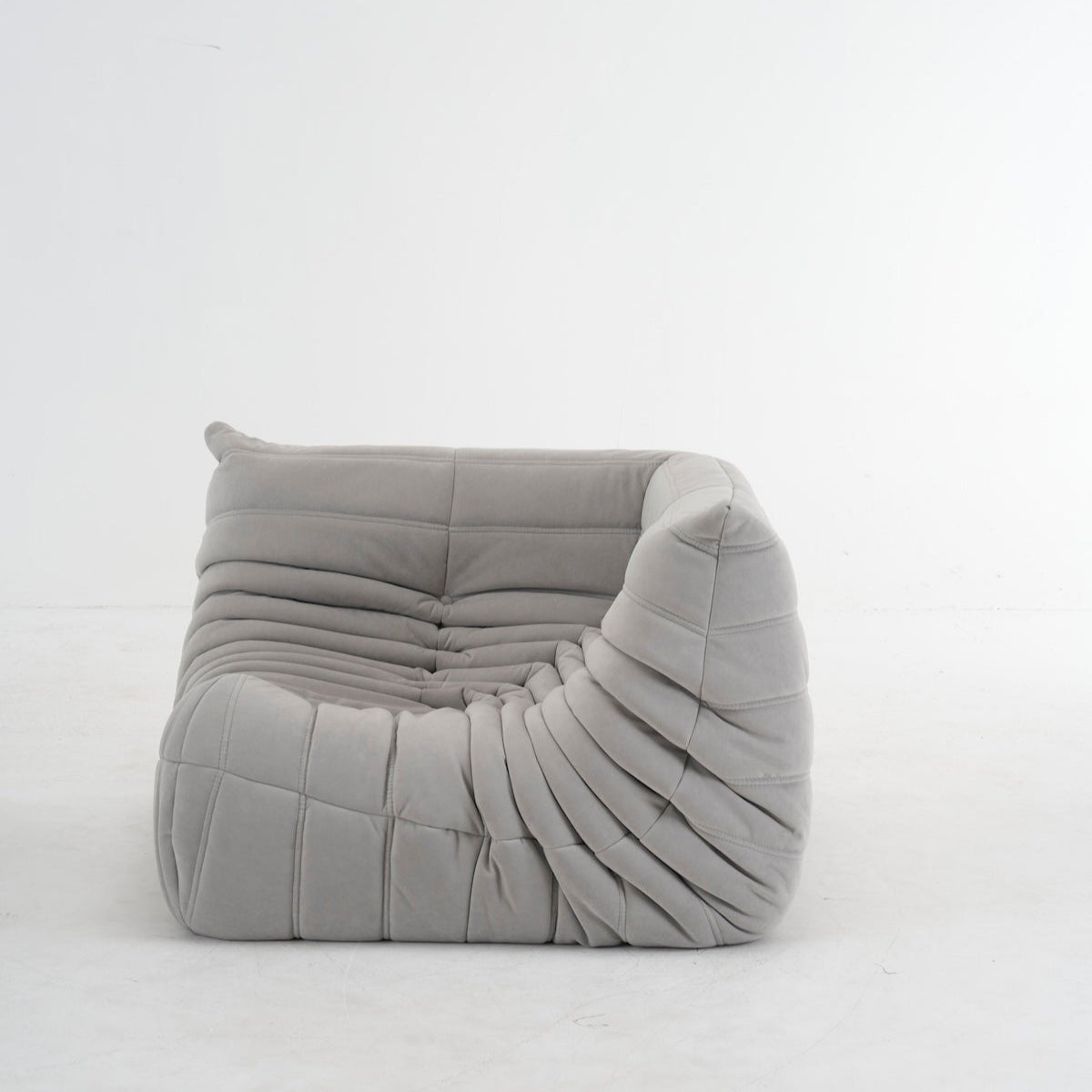 Luxurious Suede Togo Corner Sofa - Stylish Comfort for Your Living Room