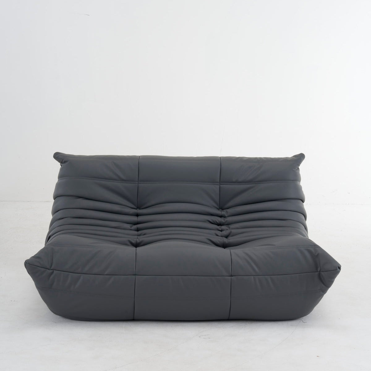 Luxury Togo 2 - Seater Leather Sofa: Customizable Colors for Your Dream Living Space