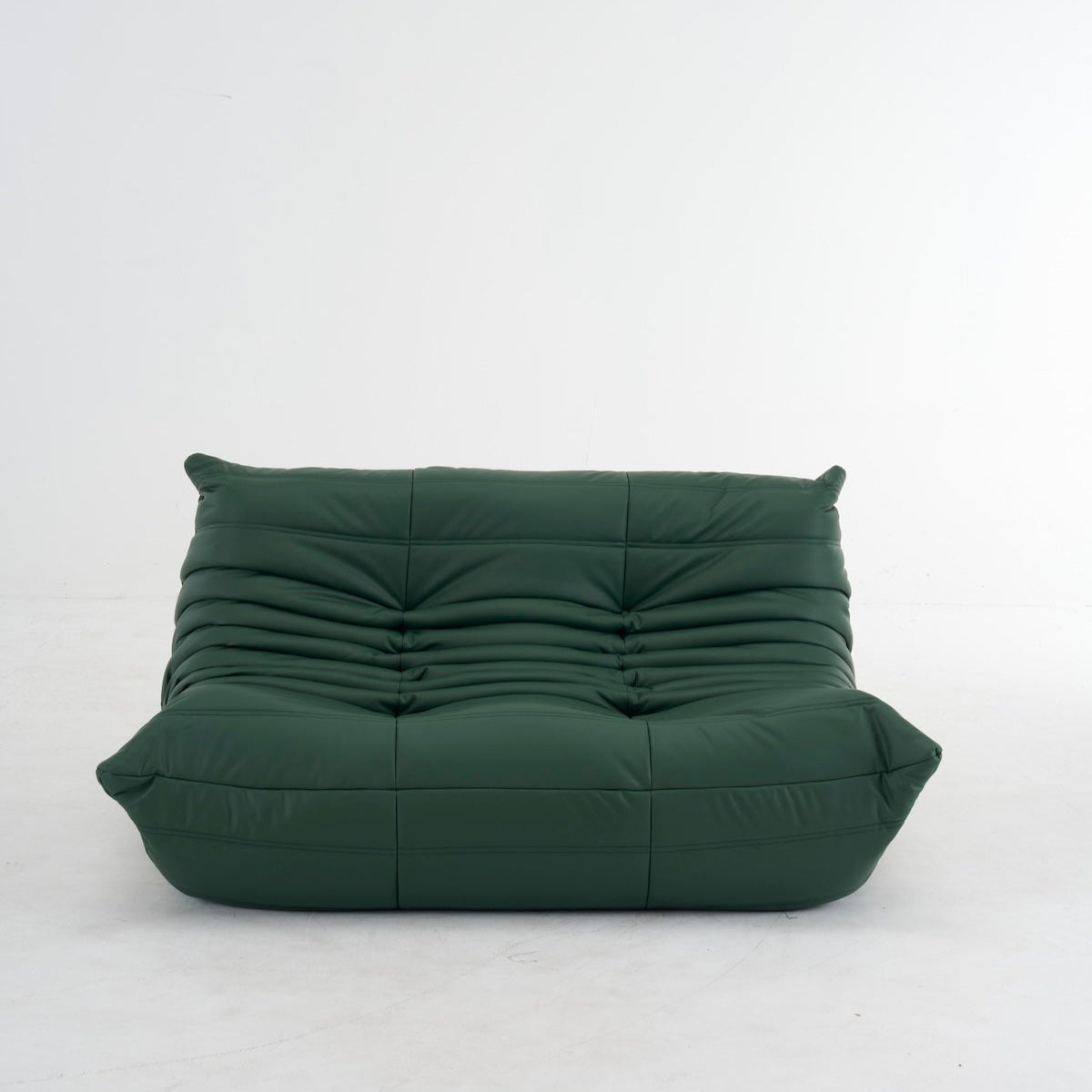 Luxury Togo 2 - Seater Leather Sofa: Customizable Colors for Your Dream Living Space