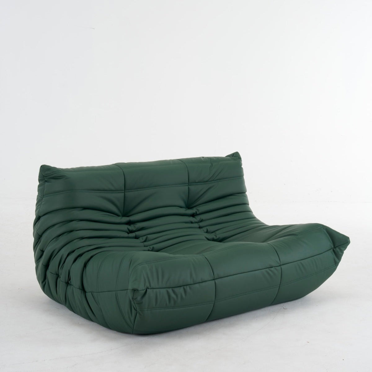 Luxury Togo 2 - Seater Leather Sofa: Customizable Colors for Your Dream Living Space