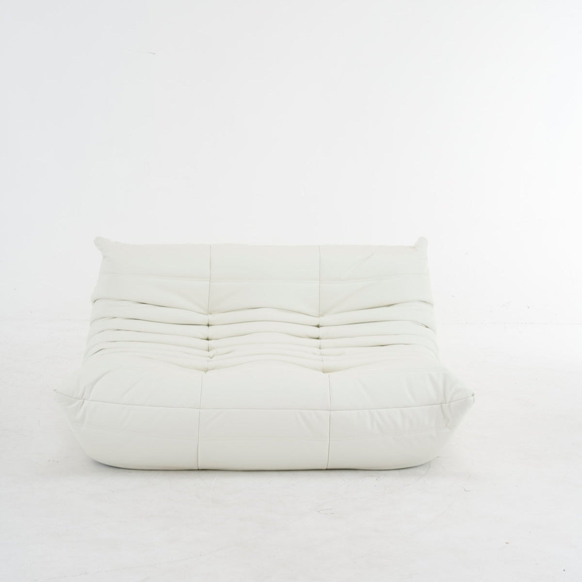 Luxury Togo 2 - Seater Leather Sofa: Customizable Colors for Your Dream Living Space