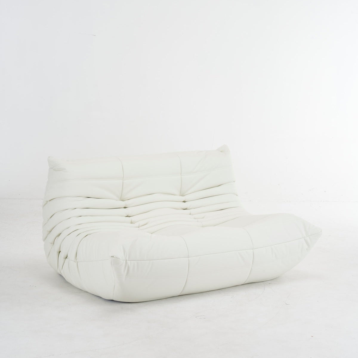 Luxury Togo 2 - Seater Leather Sofa: Customizable Colors for Your Dream Living Space