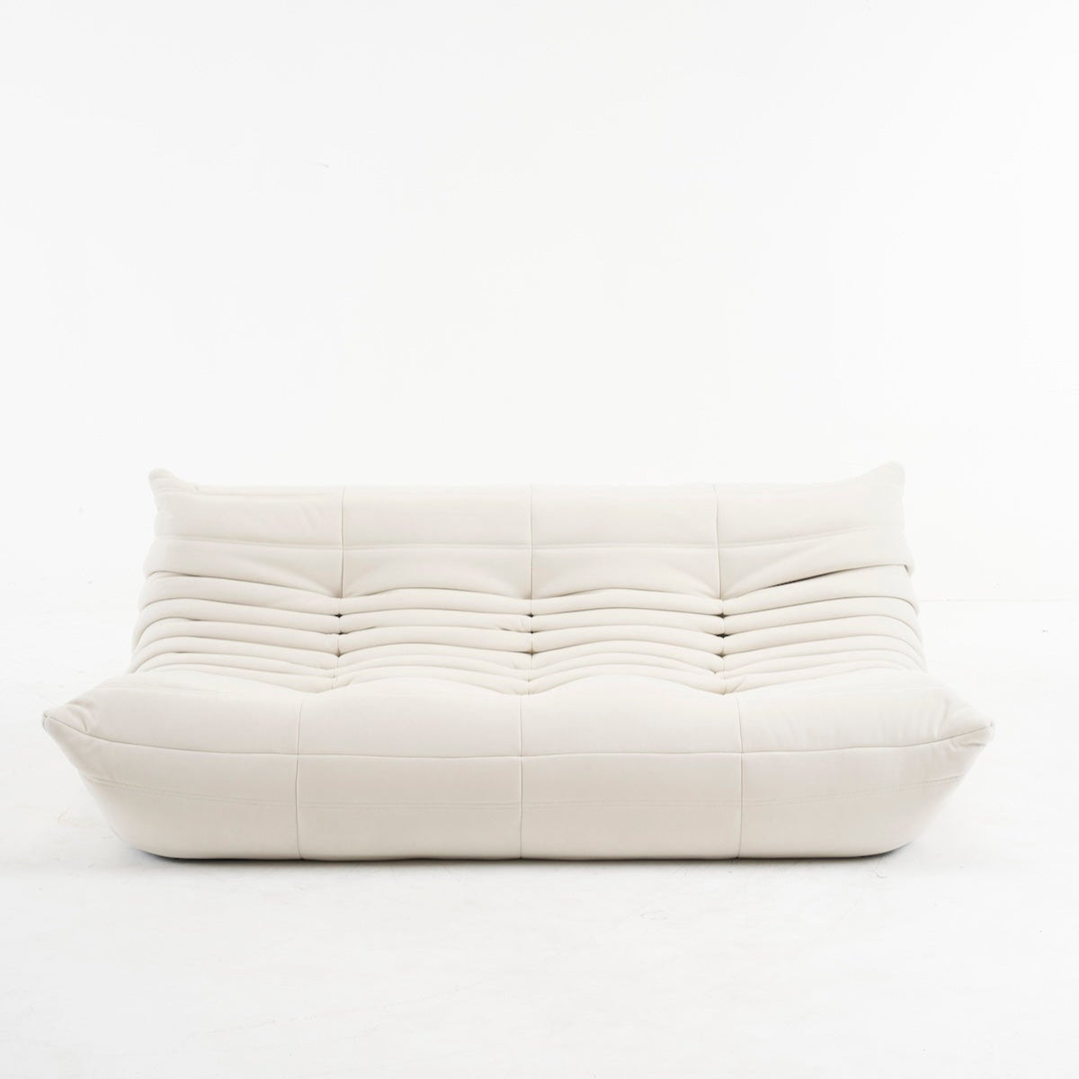 Togo Couch 3-Seater: Luxurious Suede for Comfort & Style