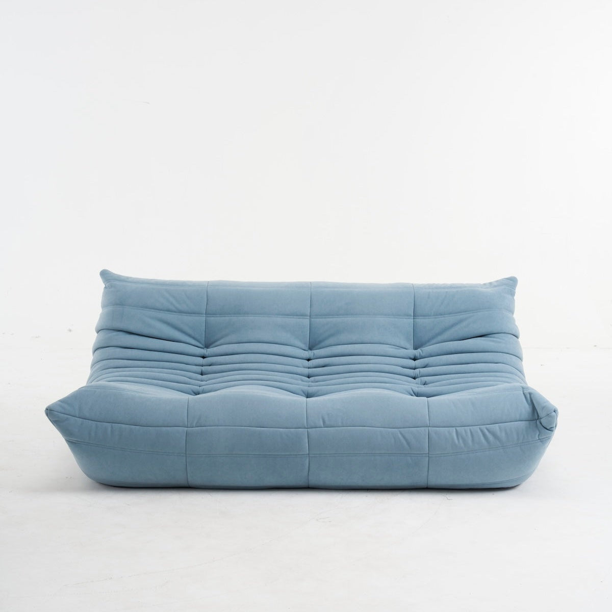 Togo Couch 3-Seater: Luxurious Suede for Comfort & Style