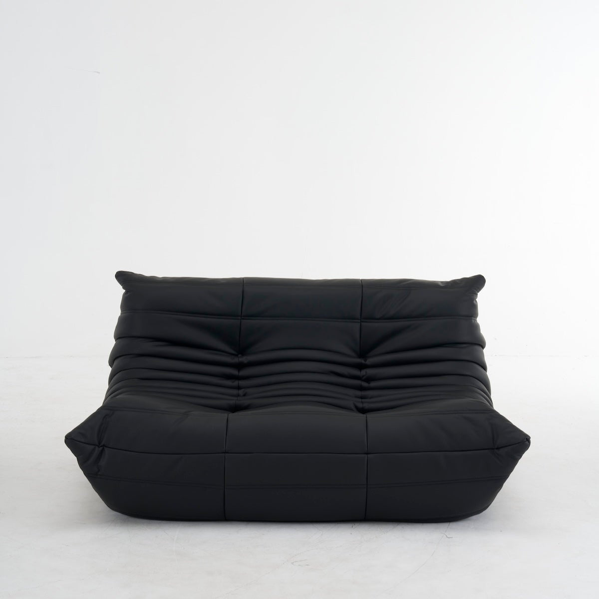 Luxury Togo 2 - Seater Leather Sofa: Customizable Colors for Your Dream Living Space