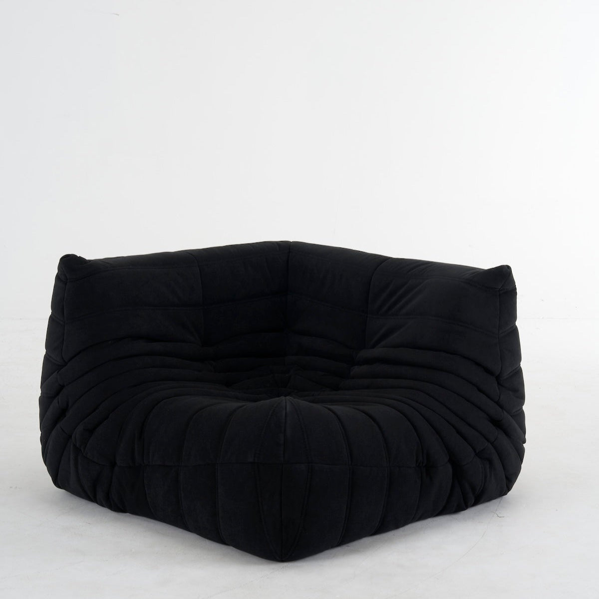 Luxurious Suede Togo Corner Sofa - Stylish Comfort for Your Living Room