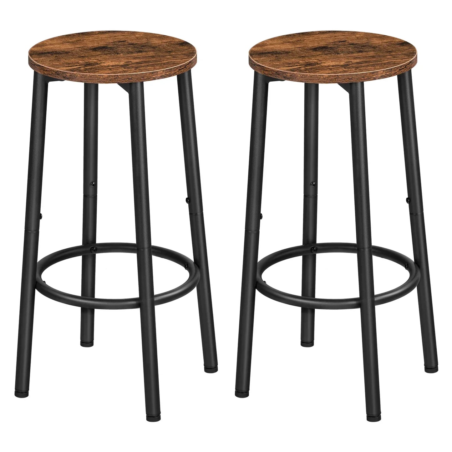 Kitchen Bar Stools with Footrest Set of 2 - sparkledecor.com