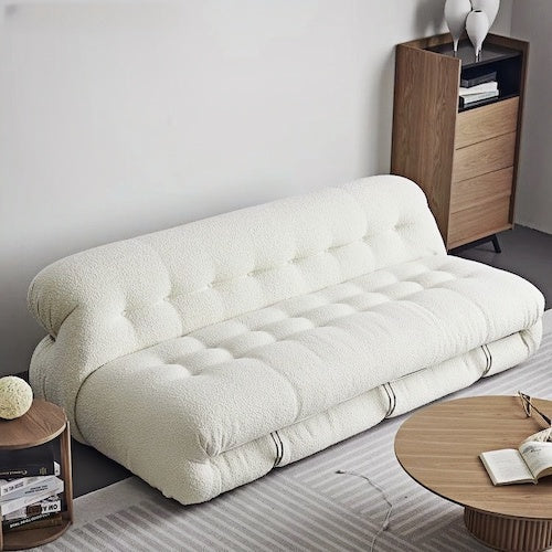 Sofa Set: Stylish Retro Seating with Sleek Lines & Plush Comfort - sparkledecor.com