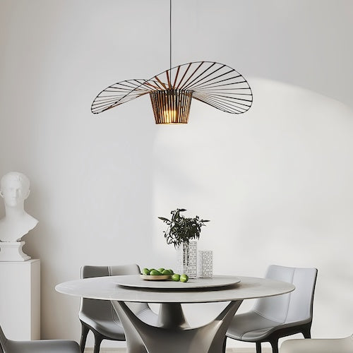 Straw Hat Led Ceiling Light | Modern, Durable Design - sparkledecor.com