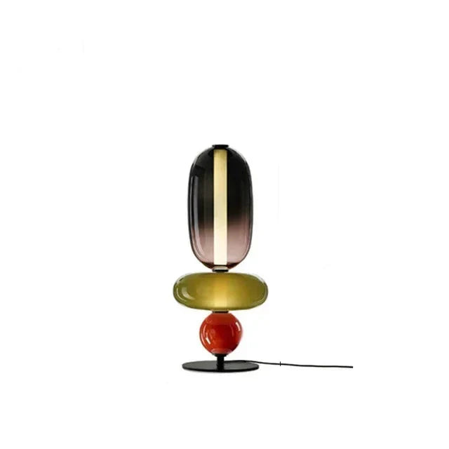 colored glass table lamp for living room, hotel, bar - sparkledecor.com