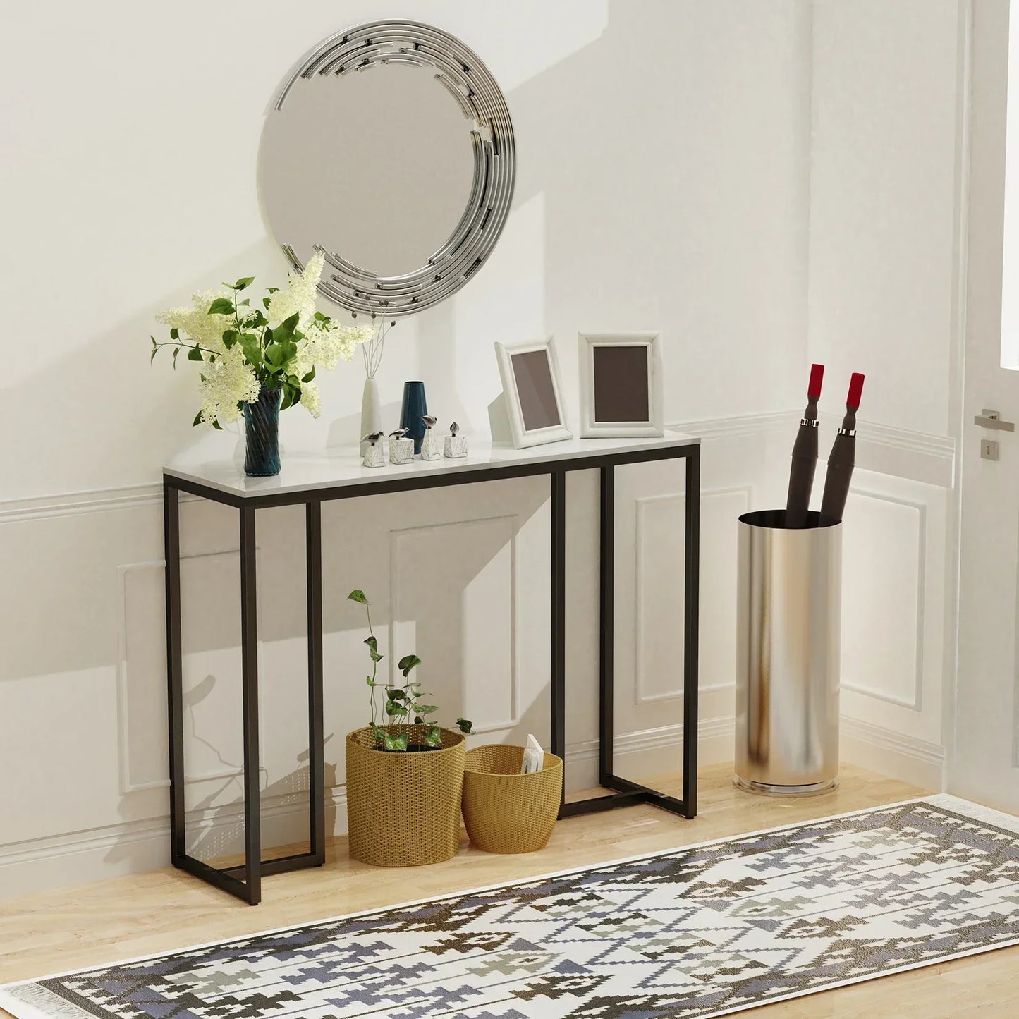 Luxury Modern Hall Console Table | Marble Console Table - sparkledecor.com