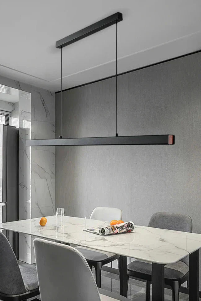 Minimalist Black Pendant Light: Dimmable LED, Adjustable, Energy-Savin - sparkledecor.com