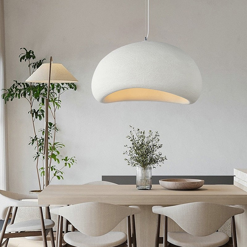 Wabi Sabi Pendant Light - Japanese Zen Stone Chandelier - sparkledecor.com