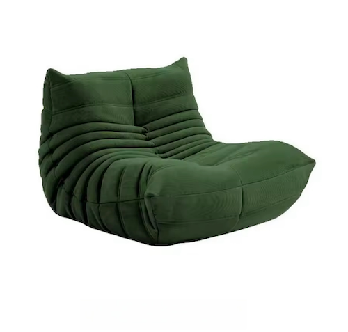 Corduroy Elegance: Cozy Togo Chair for Your Stylish Sanctuary