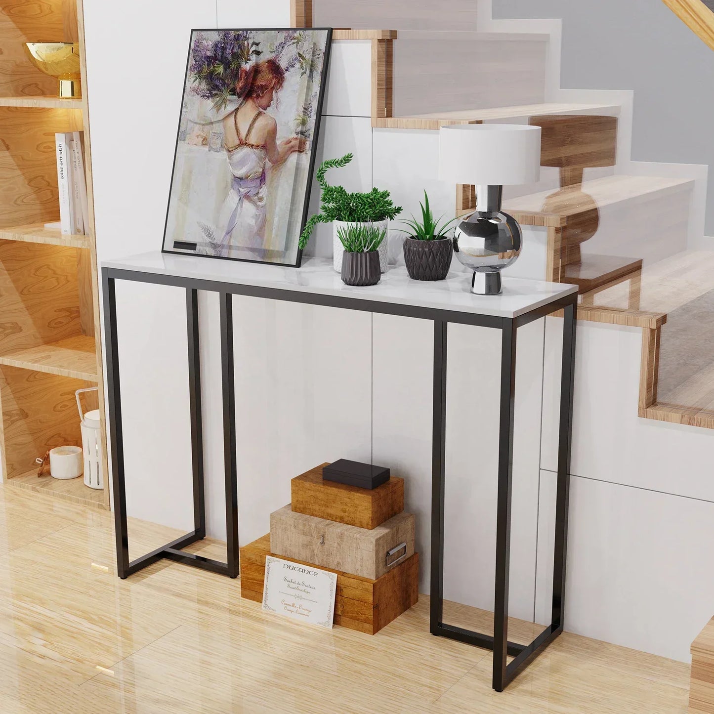 Luxury Modern Hall Console Table | Marble Console Table - sparkledecor.com
