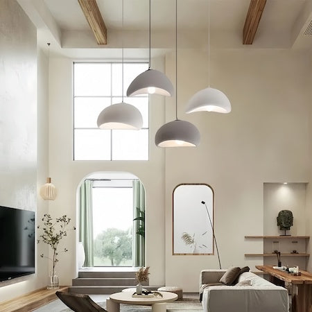 Wabi Sabi Pendant Light - Japanese Zen Stone Chandelier - sparkledecor.com