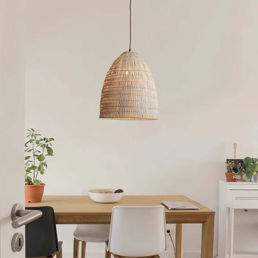 Rattan Pendant Light - Nordic Bohemian Decor Cozy Woven Ceiling Lamp